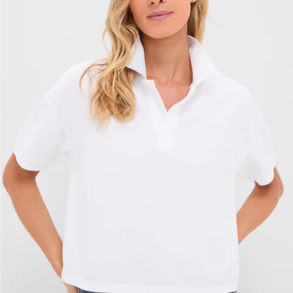 Tuckernuck Women’s pique polo white